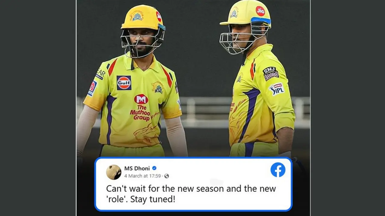 MS Dhoni and Ruturaj Gaikwad