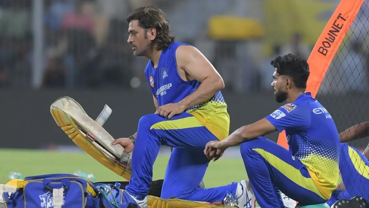 MS Dhoni and Ruturaj Gaikwad