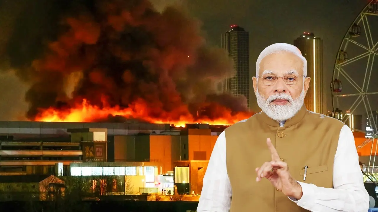 मॉस्को आतंकी हमले पर PM मोदी ने जताया शोक, बोले- दुख की घड़ी में भारत रूस के साथ है PM Modi on Russia Moscow Attack