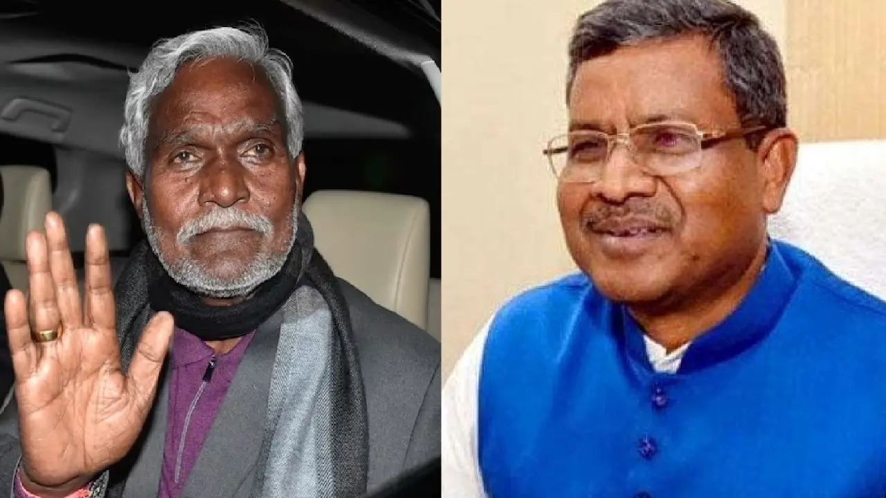 Champai Soren and Babulal Marandi