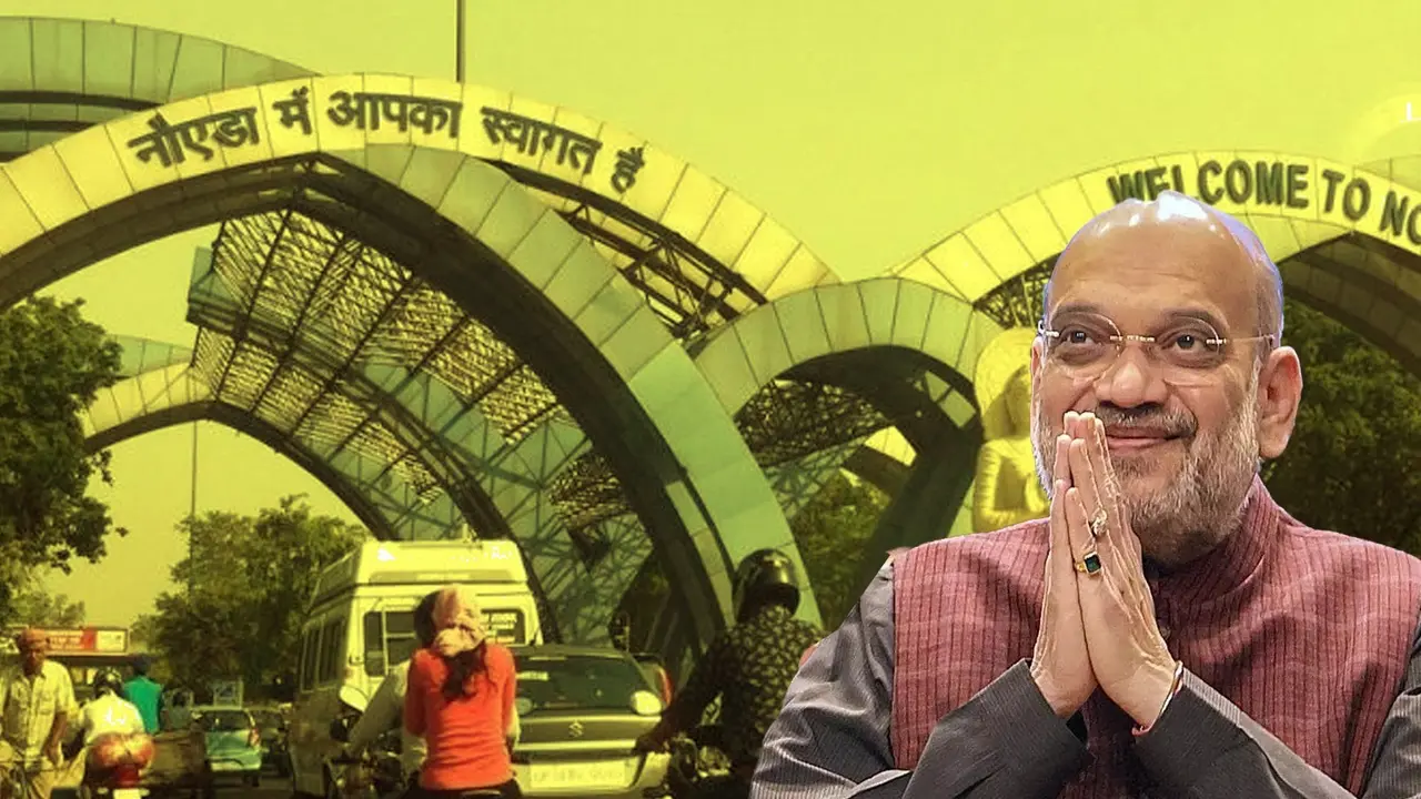 Amit Shah in Noida