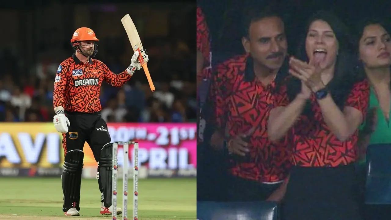 Kavya Maran reaction Travis Head Century