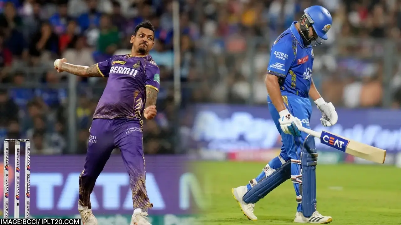 Sunil Narine and Rohit Sharma