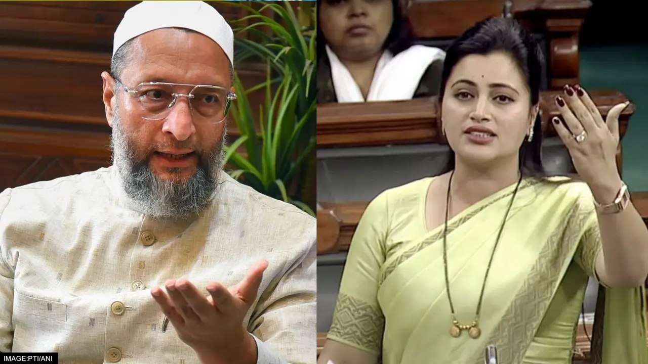 Navneet Rana, Asaduddin Owaisi