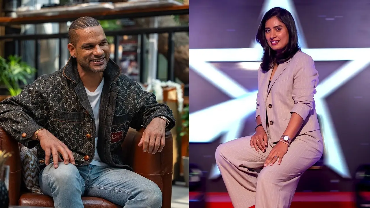 Shikhar Dhawan and Mithali Raj
