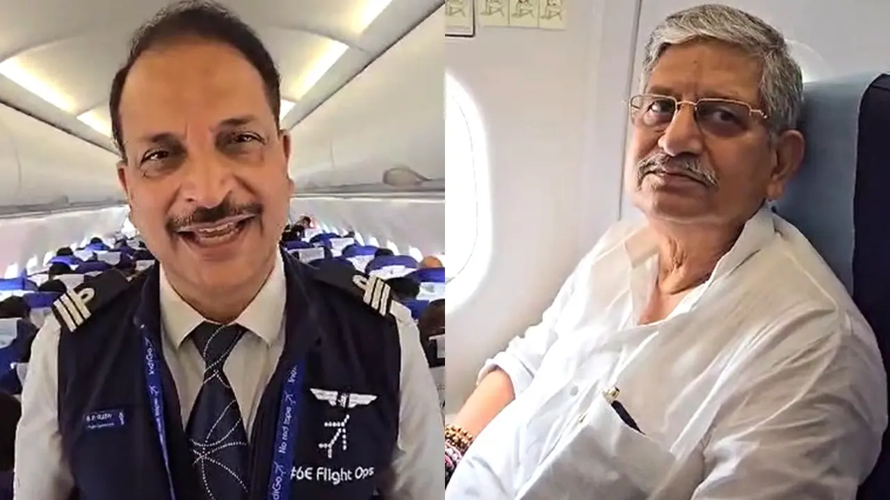 A Flight To Remember: When Rajiv Pratap Rudy Turned Pilot For JDU's Lalan Singh rajiv pratap rudy and lalan singh