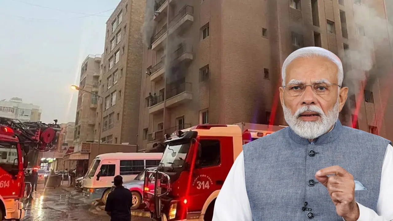 PM Modi Held a meeting over Kuwait Fire Incident