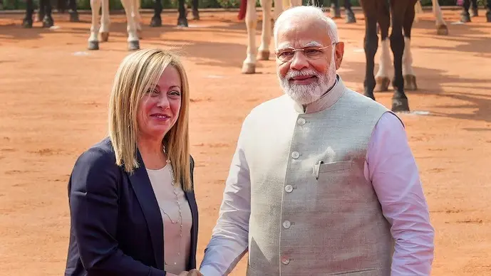 PM Modi and Giorgia Meloni
