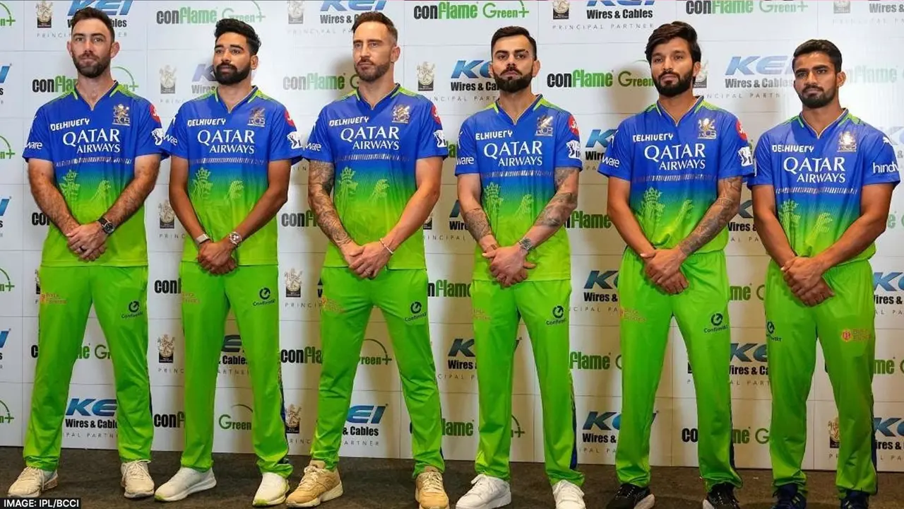 why rcb team wears green jersey in ipl