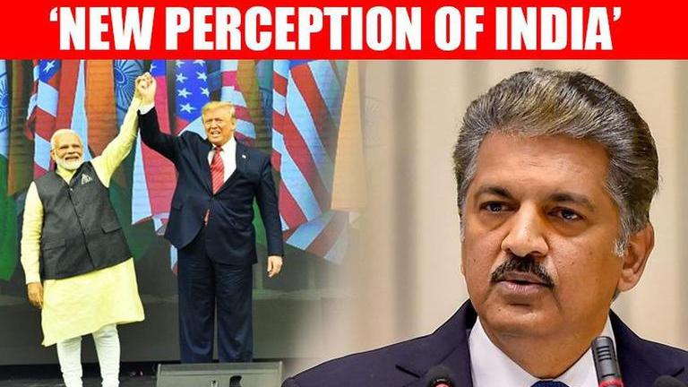 Howdy Modi: Anand Mahindra lauds change in perception of India in US ...