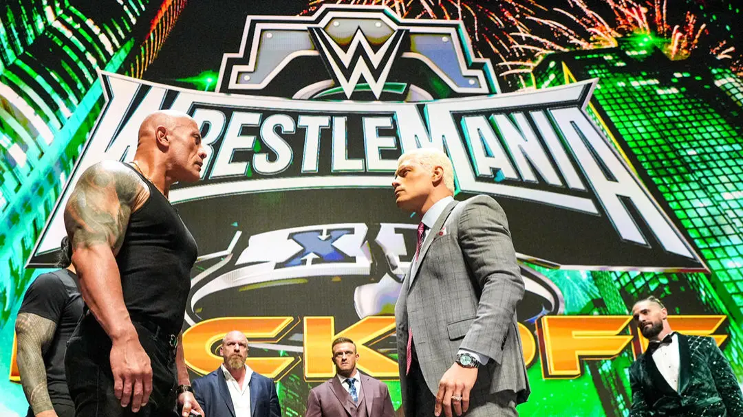 WWE WrestleMania 40: How to watch Night 1? Schedule, Start Time, Match Card & More The Rock and Cody Rhodes