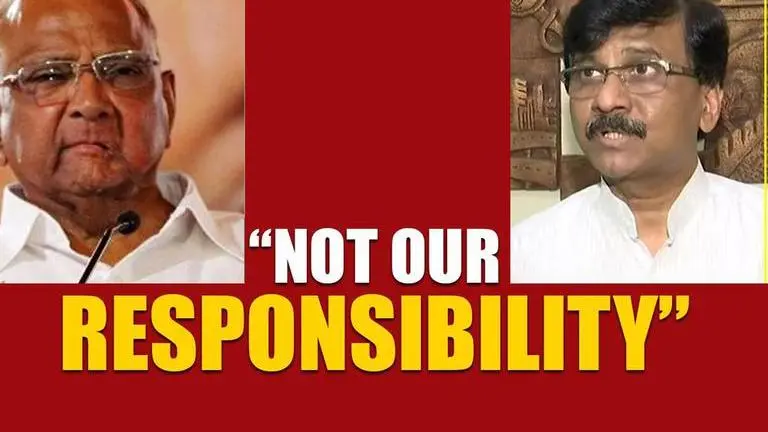Sanjay Raut after meeting Pawar: Not our responsibility to form govt, but will do it sanjay raut