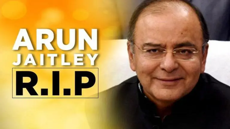 Former Union Minister Arun Jaitley cremated with state honours arun jaitley