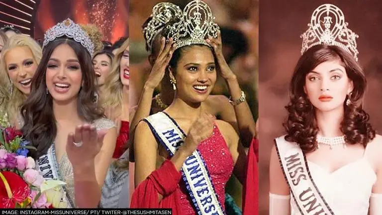 Miss Universe winners from India: Harnaaz Kaur, Lara Dutta & Sushmita Sen who did us proud Miss Universe 2021