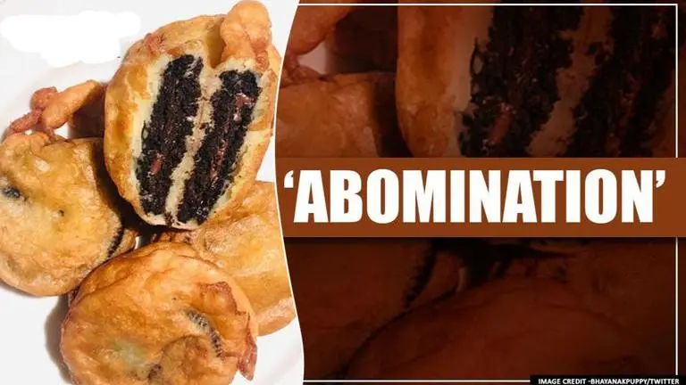 Bizarre recipe of Oreo Bhajiya divides internet, netizens ask 'how to unsee?' Cross hybrid
