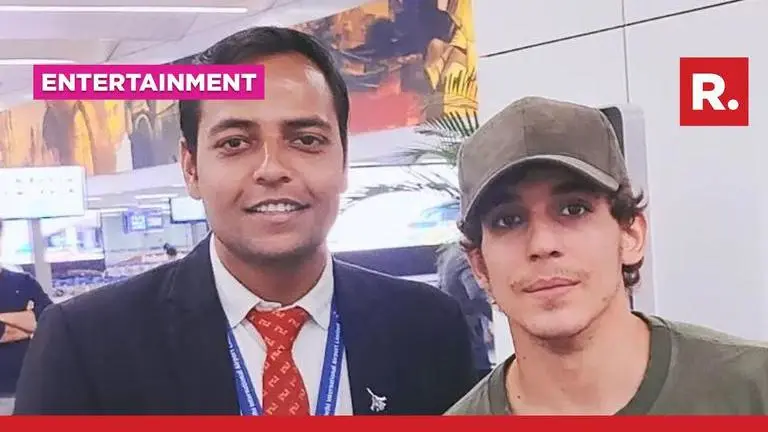 Money Heist fame Miguel Herran aka Rio visits India; poses with fans at Delhi airport Money Heist