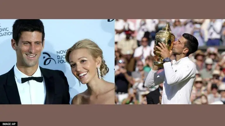 Novak Djokovic's wife shuts down journalist for 'anti-vax poster boy' Tweet: 'He simply..' Novak Djokovic, Jelena Djokovic