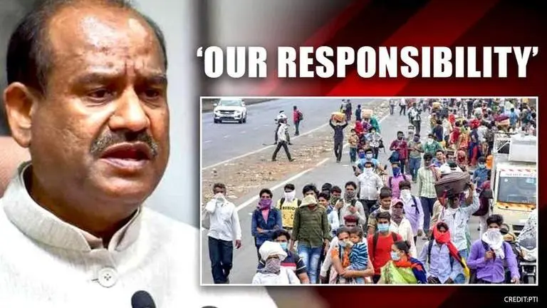 Om Birla urges Lok Sabha members to make arrangements for migrants passing through Lok Sabha