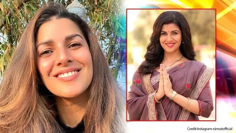 Nimrat Kaur begins 'Dasvi' shooting, shares her look as Bimla Devi on women's day Nimrat Kaur begins 'Dasvi' shooting, treats with her looks as Bimla Devi on women's day