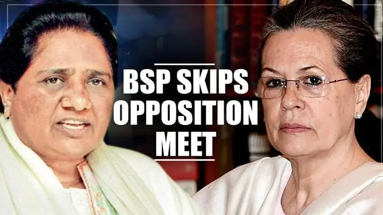 Big Blow to Sonia Gandhi: Mayawati accuses Congress of poaching, will skip Opposition meet Mayawati