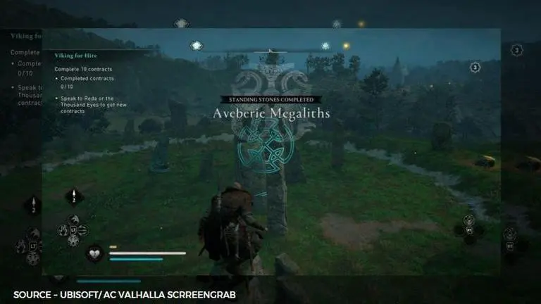 AC Valhalla Aveberie Megaliths Stones Puzzle: How to solve it & where to find? ac valhalla