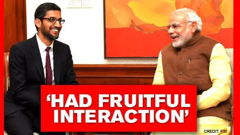 PM Modi and Google CEO Sundar Pichai hold virtual meeting to discuss 'new work culture' PM Modi