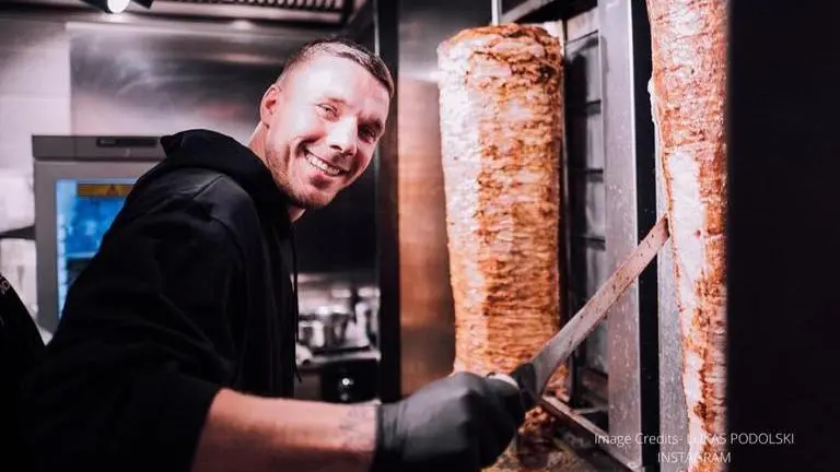 Lukas Podolski jokes about kebab shop in Cologne attracting long queue of hungry locals Lukas Podolski