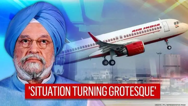Air India pilots seek Civil Aviation Min Hardeep Puri's intervention over hefty pay cut Air India