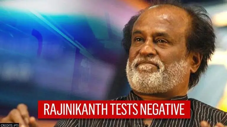 Rajinikanth tests negative for COVID-19 after scare on 'Annaatthe' film set Rajinikanth
