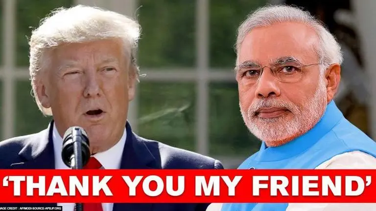 Trump thanks PM Modi for his wishes on American Independence day