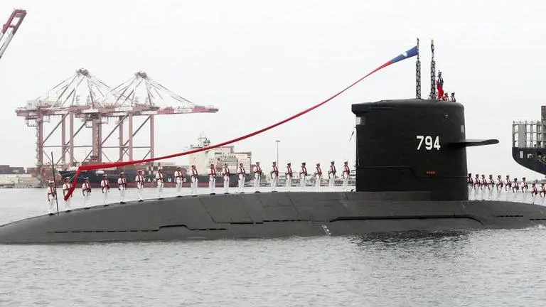 Taiwan sends submarine into disputed South China Sea in response to Chinese threats Taiwan