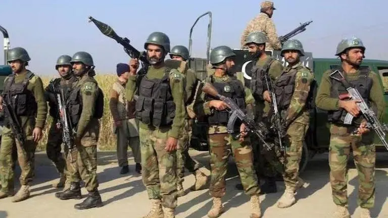Suicide bomber attacks security convoy in NW Pakistan, killing 9 soldiers, officials say Pak police