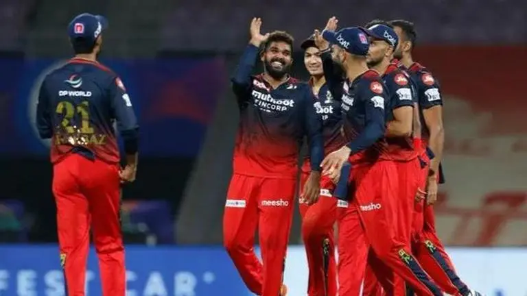 Members of RCB in action