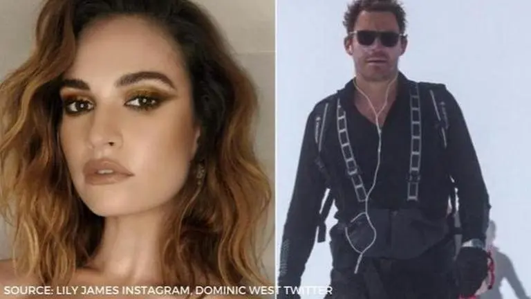 Lily James says, 'There is a lot to say' about those viral Dominic West kiss photos In frame: Lily James, Dominic West; Source: Instagram, Twitter