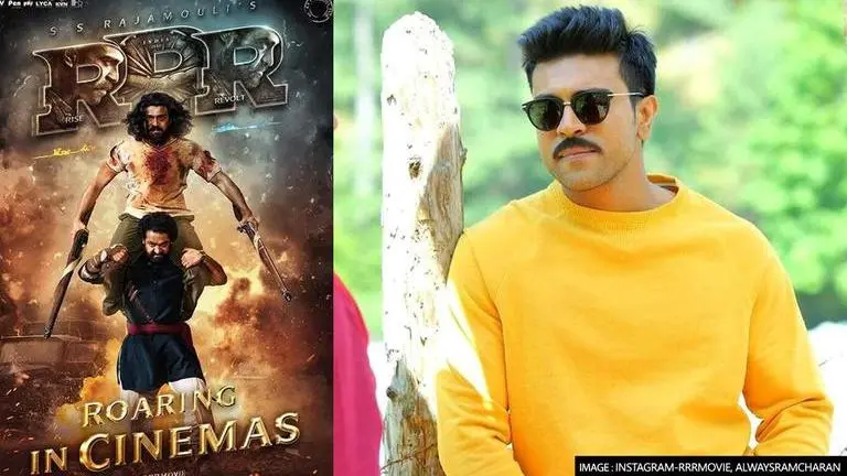 'RRR': Ram Charan thanks fans for early b'day gift after film breaks opening day record RRR
