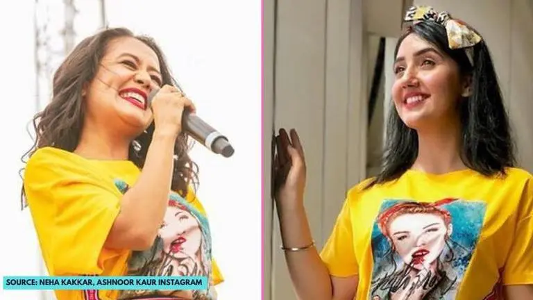Neha Kakkar Vs Ashnoor Kaur Fashion Faceoff: Who wore short yellow dress better? Neha Kakkar
