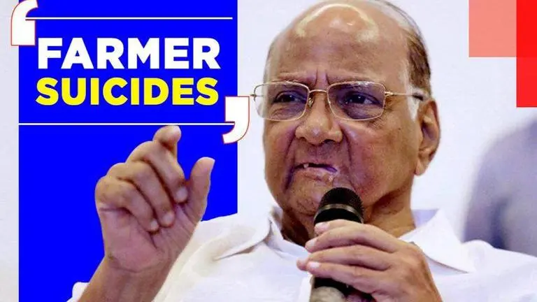Sharad Pawar attacks ruling alliance for farmer suicide in Maharashtra Pawar