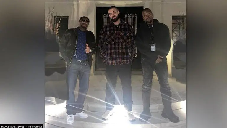 Drake & Kanye West's beef comes to an end as Champagne Papi posts video chilling with 'Ye' Drake, Kanye West