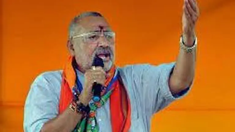 JNU protests 'politically motivated', fee hike issue an excuse: Union Minister Giriraj Singh