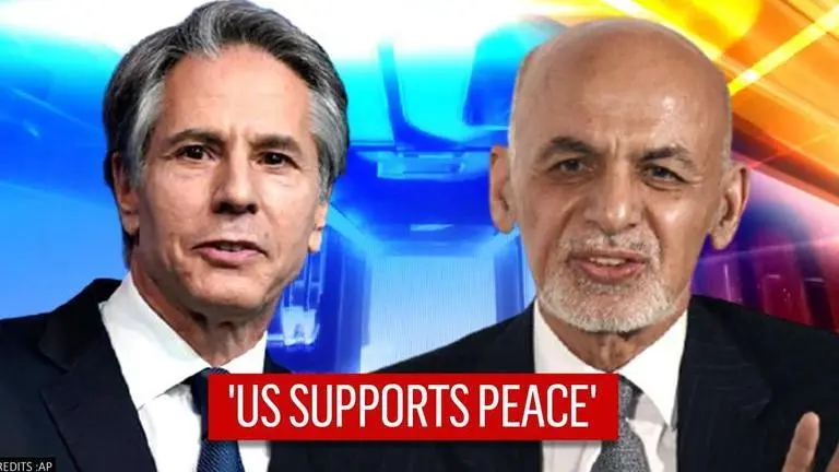 US Secretary of State Blinken speaks to Ghani, reassures support to Afghan Peace Deal Blinken speaks to Afghan president, reassures support for Afghan Peace Deal