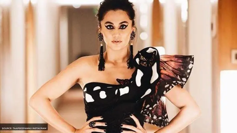 #TBT to Taapsee Pannu's butterfly attire for 65th Amazon Filmfare Awards; See pics Taapsee Pannu