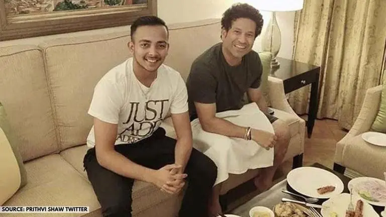 Prithvi Shaw fondly remembers meeting Sachin Tendulkar for the first time at the age of 8 Prithvi Shaw