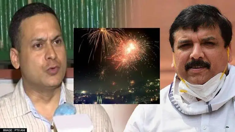 'Aurangzeb didn’t succeed, neither will you': BJP trades barbs with AAP over cracker ban Amit Malviya, Sanjay Singh