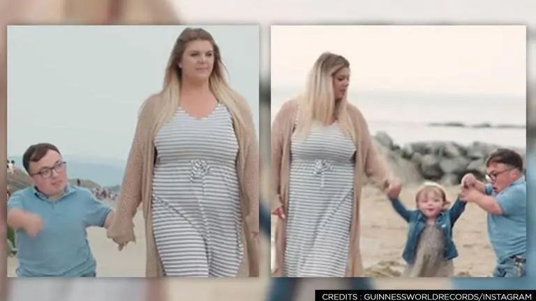 UK couple sets Guinness World Record for biggest height difference with nearly 2 ft UK couple