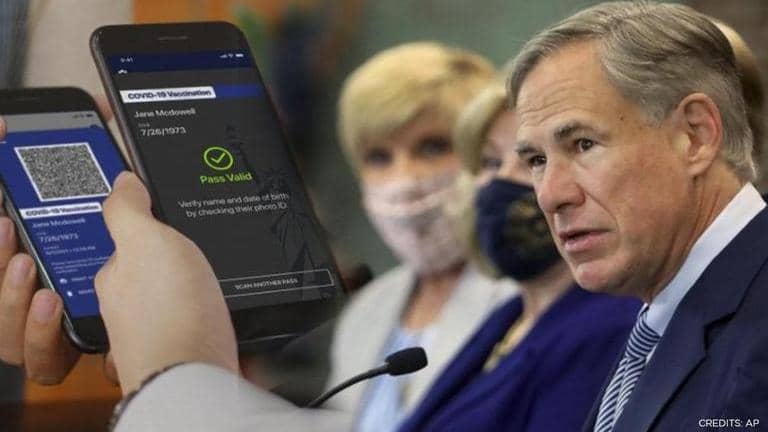 Texas governor signs executive order to ban government-mandated ...