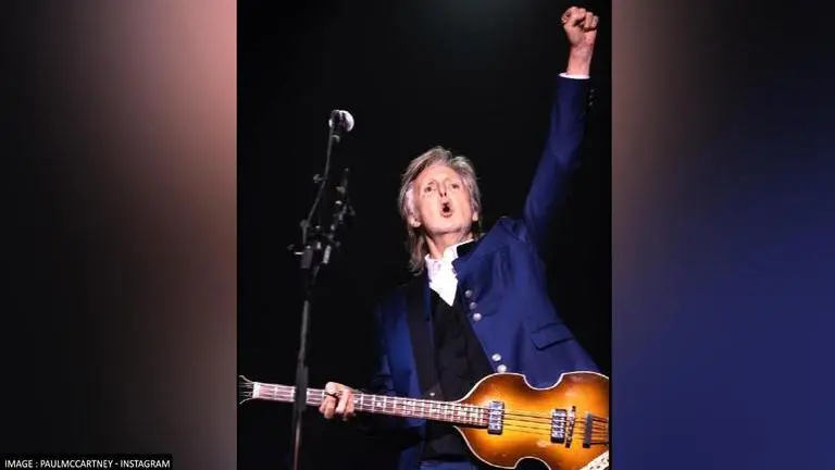 Paul McCartney waves Ukrainian flag during his world tour amid ongoing Russian invasion paul mccartney