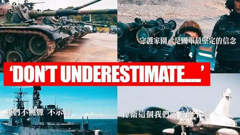 Taiwan releases military exercise video showing troops fending off attack from China Recent video shows military drills of Island repelling invasion