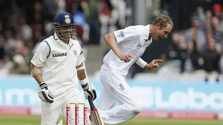 Sachin Tendulkar posts a phenomenal message for Stuart Broad after perfect Ashes farewell Sachin Tendulkar