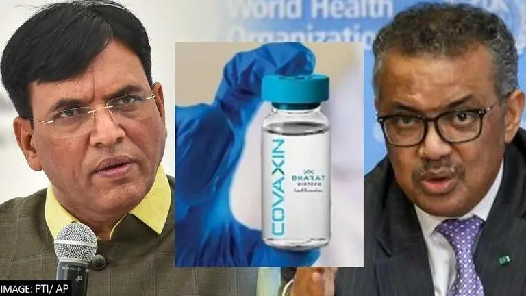 Health Min Mansukh Mandaviya says WHO to consider Covaxin’s Emergency Use Listing today Mansukh Mandaviya on WHO Approval
