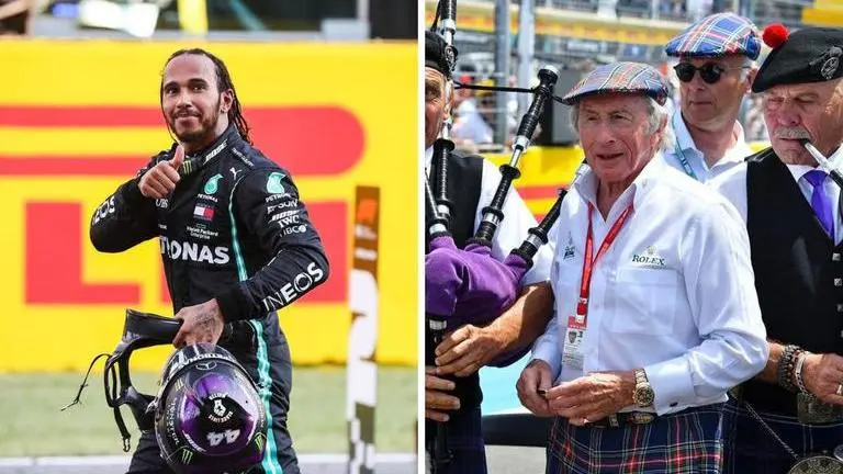 Lewis Hamilton takes a dig at F1 legend Sir Jackie Stewart with 'bee in the bonnet' jibe lewis hamilton